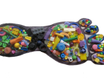 Plastic Footprint 16"x4" 2011