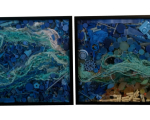 Soup Diptych 42"x22" 2011 SOLD
